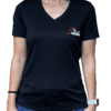 5 Star Black V-Neck Jersey T-Shirt - 3