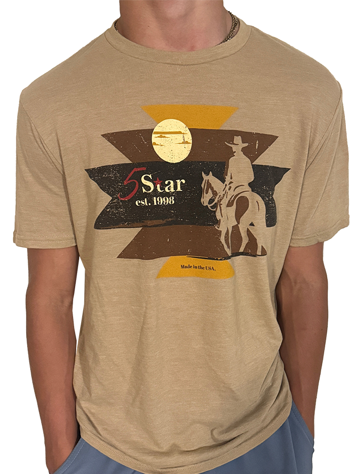 5 Star Men's Aztec T-Shirt - 1