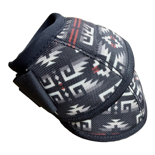 The Shield Bell Boot - Aztec Black & Red