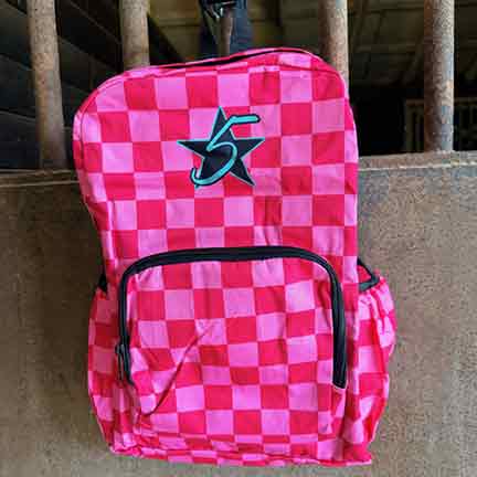Go Anywhere Western Checkered Backpack