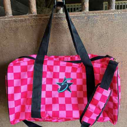 Go Anywhere Checkered Duffle Bag