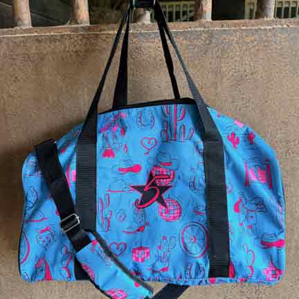 Go Anywhere Vintage Cowgirl Duffle Bag