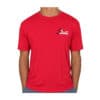 5 Star Red Performance Men's Crew Neck T-Shirt - 3