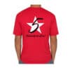 5 Star Red Performance Men's Crew Neck T-Shirt - 4
