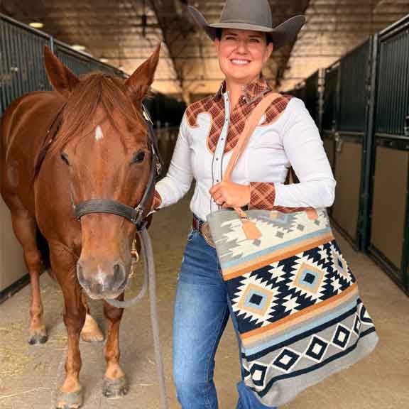 The Y's Heart Cuttinup 5 Star Cowgirl Tote - Image 2
