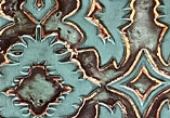 Sky Blue & Copper Laredo — S128