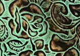 Turquoise Brown Roses — S110